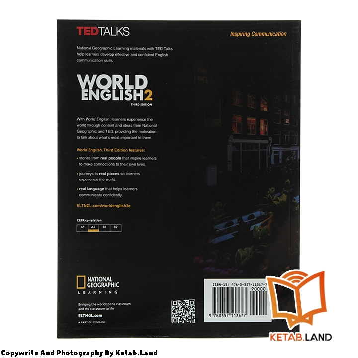 قیمت و خرید کتاب World English 2 3rd از کتاب لند - تصویر سوم - تصویر جلد پشت کتاب