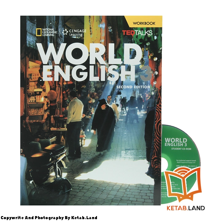 قیمت و خرید کتاب World English 3 2nd از کتاب لند - تصویر چهارم - تصویر متعلقات همراه کتاب - کتاب کار و DVD