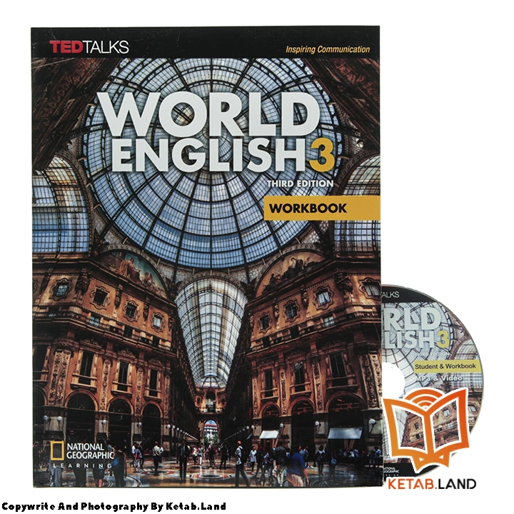 قیمت و خرید کتاب World English 3 3rd از کتاب لند - تصویر چهارم - تصویر متعلقات همراه کتاب - کتاب کار و DVD