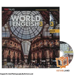 قیمت و خرید کتاب World English 3 3rd از کتاب لند - تصویر اصلی - تصویر اول - تصویر جلد روی کتاب به همراه کتاب کار و DVD