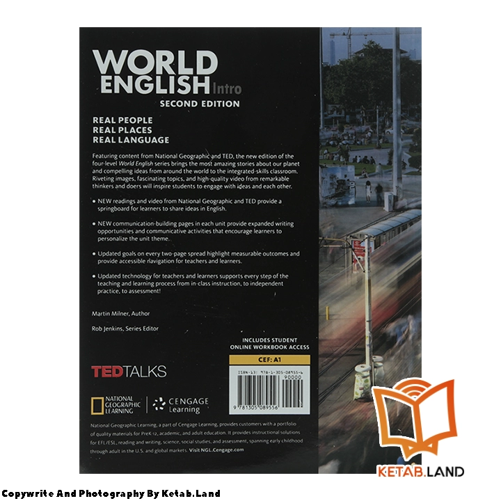 قیمت و خرید کتاب World English Intro 2nd از کتاب لند - تصویر سوم - تصویر جلد پشت کتاب