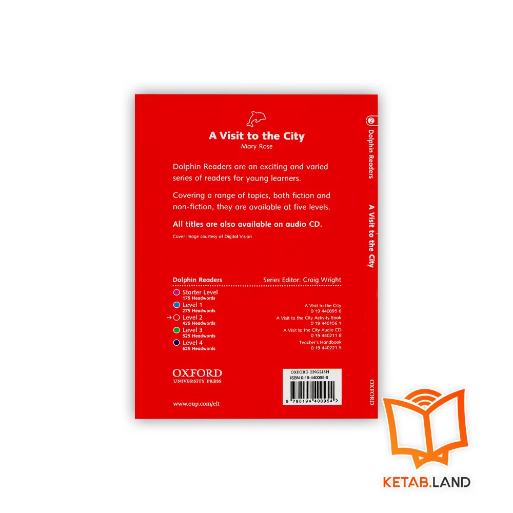 کتاب A Visit to the City Dolphin Readers 2 - Image 2