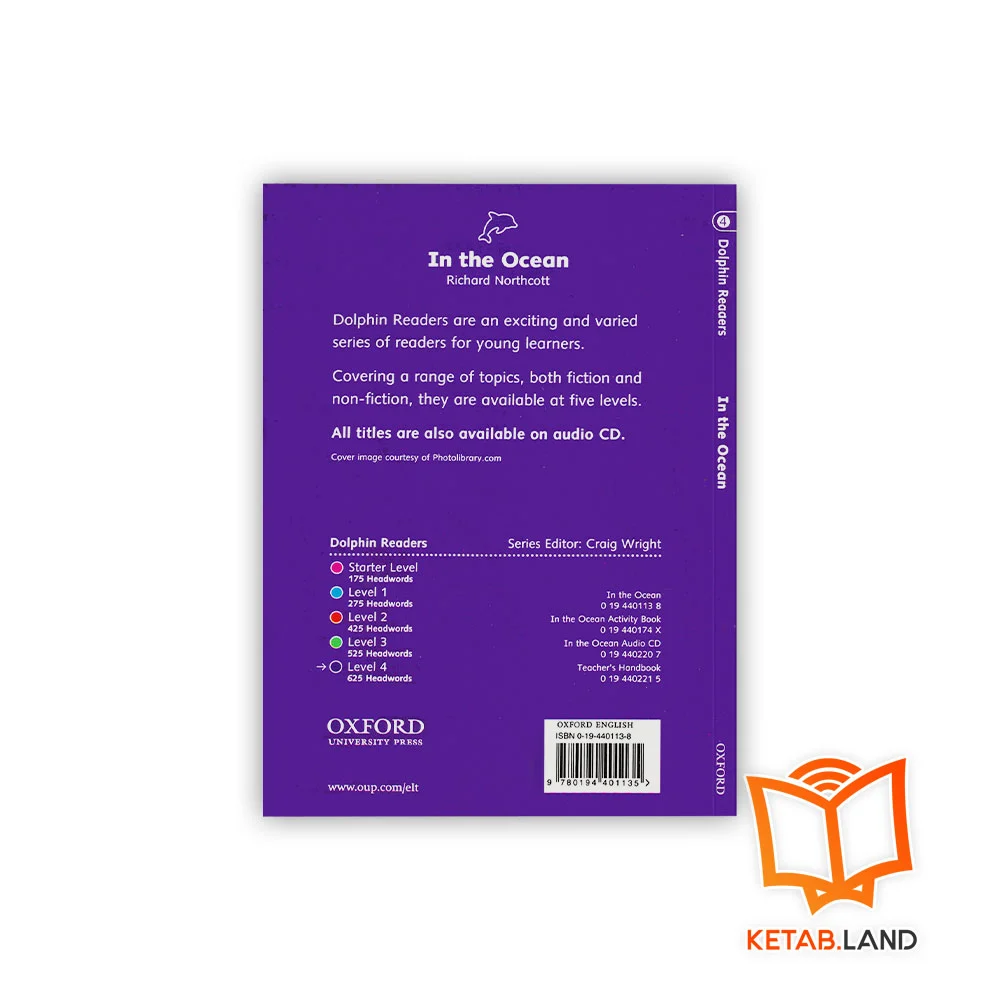 کتاب In the Ocean Dolphin Readers 4 - Image 2
