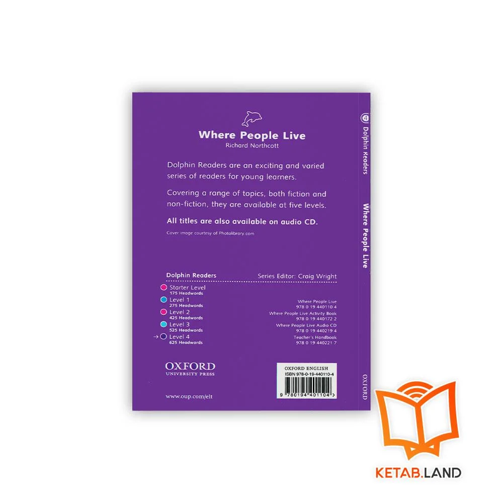 کتاب Where People Live Dolphin Readers 4 - Image 2