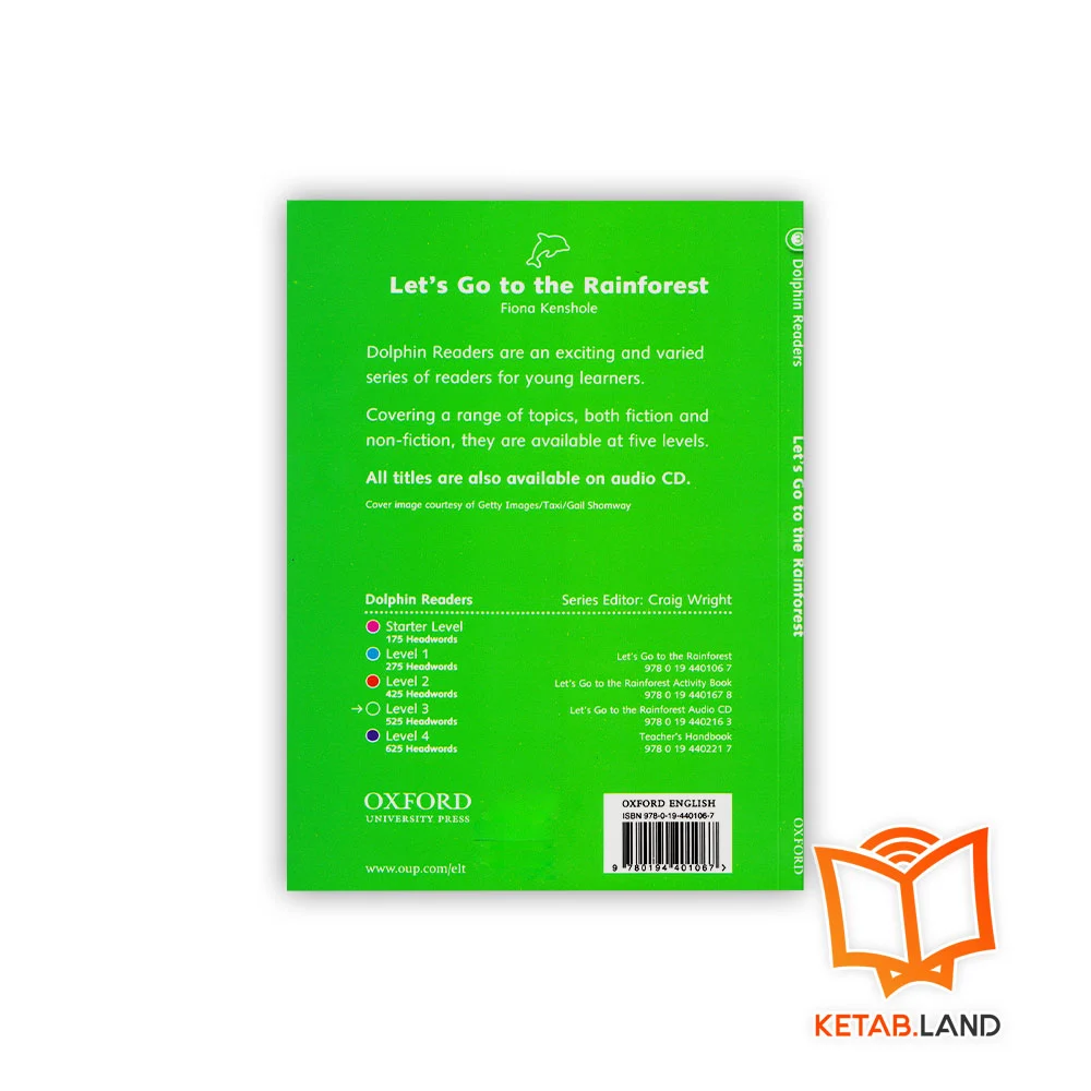 کتاب Let's Go to the Rainforest Dolphin Readers 3 - Image 2