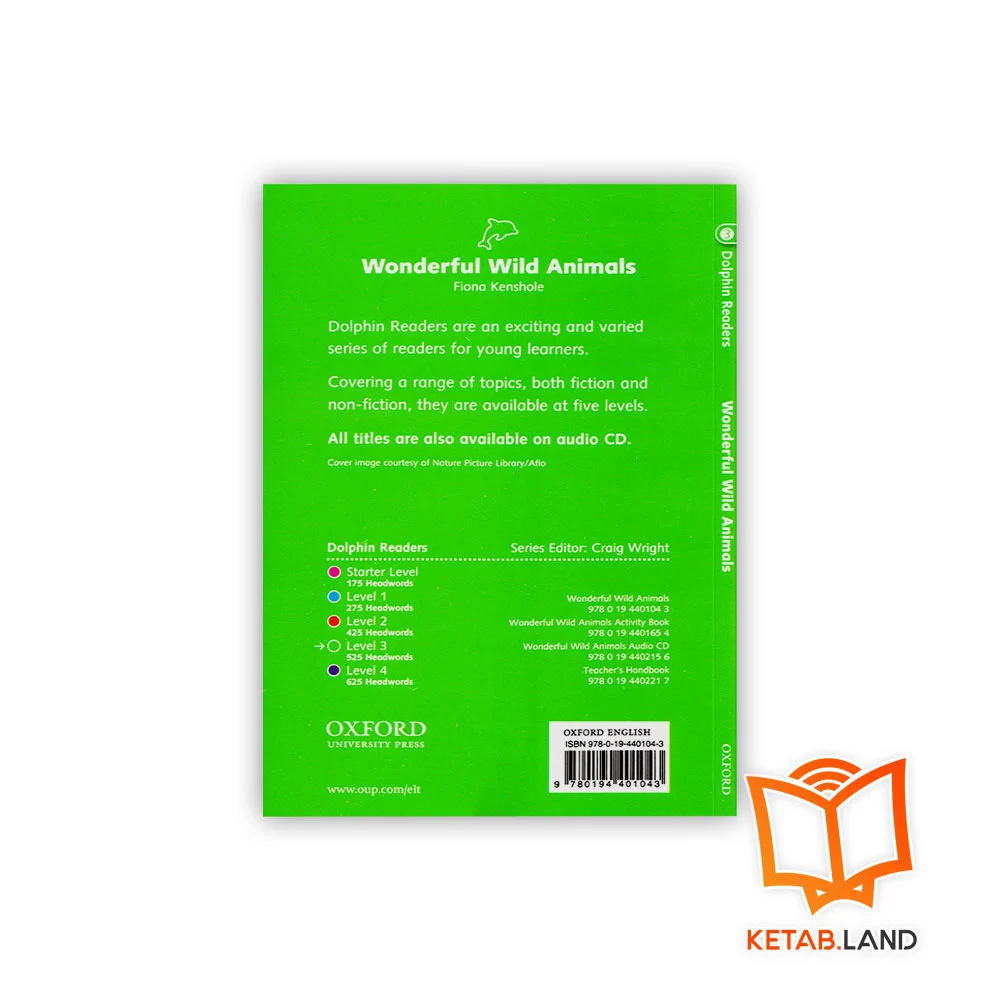 قیمت کتاب دلفین ریدرز3 واندرفول انیمالز