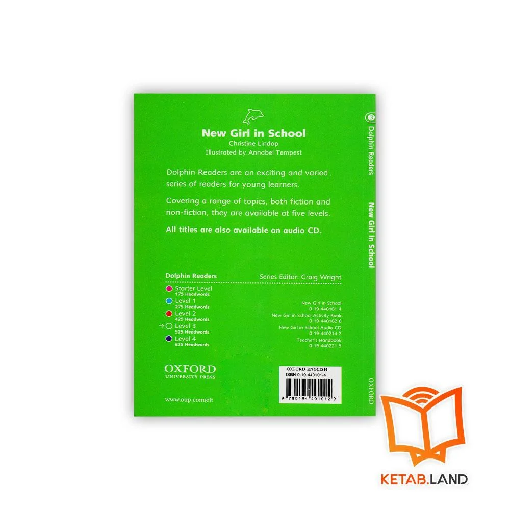 کتاب New Girl in School Dolphin Readers 3 - Image 2