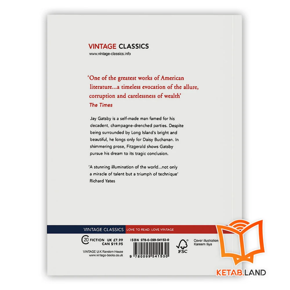 قیمت رمان گتسبی بزرگ The Great Gatsby