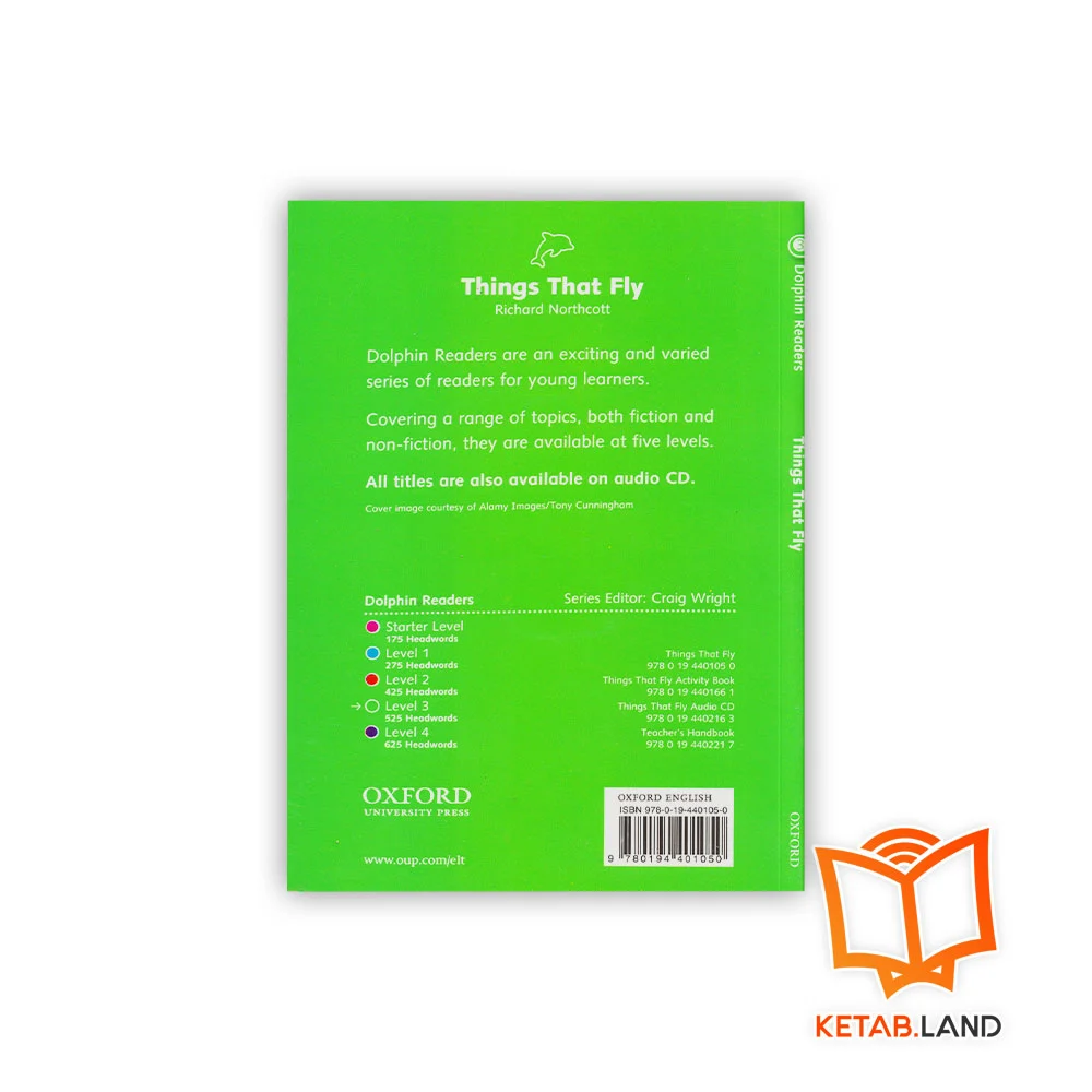 کتاب Things That Fly Dolphin Readers 3 - Image 2