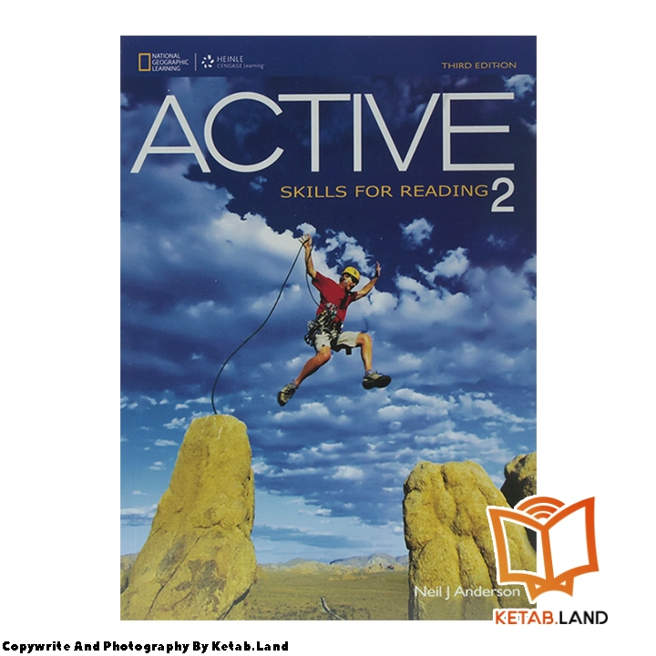 قیمت و خرید کتاب Active Skills For Reading 2 3rd از کتاب لند - تصویر دوم - تصویر جلد روی کتاب