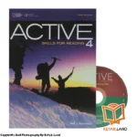 قیمت و خرید کتاب Active Skills For Reading 4 3rd از کتاب لند - تصویر اصلی - تصویر جلد روی کتاب به همراه DVD