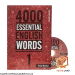 قیمت و خرید کتاب 4000 Essential English Words 1 2nd از کتاب لند - تصویر اصلی - تصویر جلد روی کتاب به همراه DVD