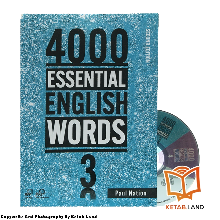 قیمت و خرید کتاب 4000 Essential English Words 3 2nd از کتاب لند - تصویر اصلی - تصویر جلد روی کتاب به همراه DVD
