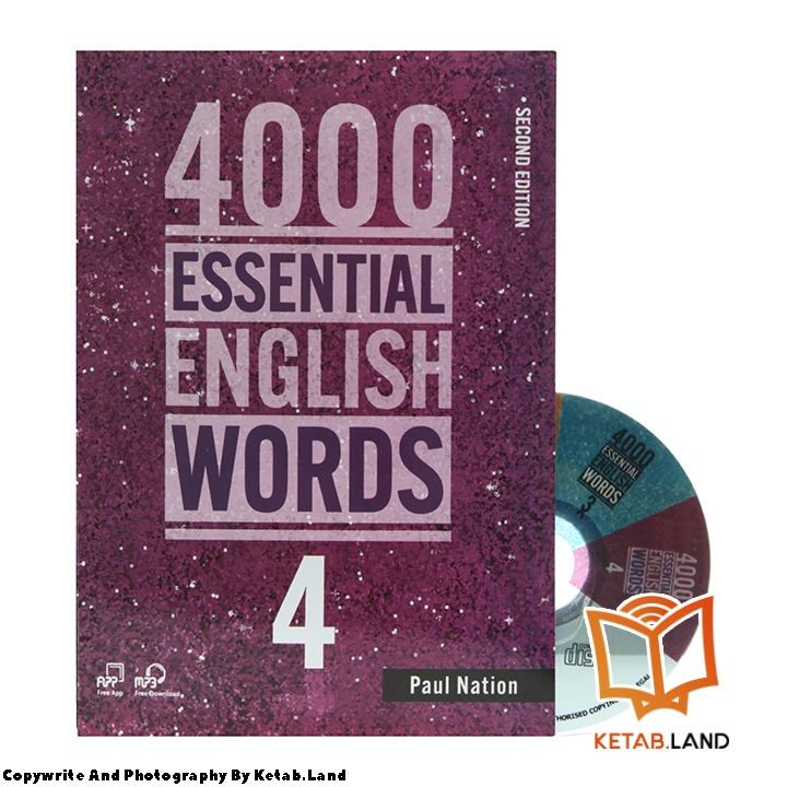 قیمت و خرید کتاب 4000 Essential English Words 4 2nd از کتاب لند - تصویر اصلی - تصویر جلد روی کتاب به همراه DVD