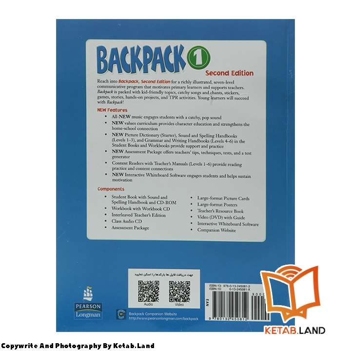 قیمت و خرید کتاب Backpack 1 2nd از کتاب لند - تصویر سوم - تصویر جلد پشت کتاب