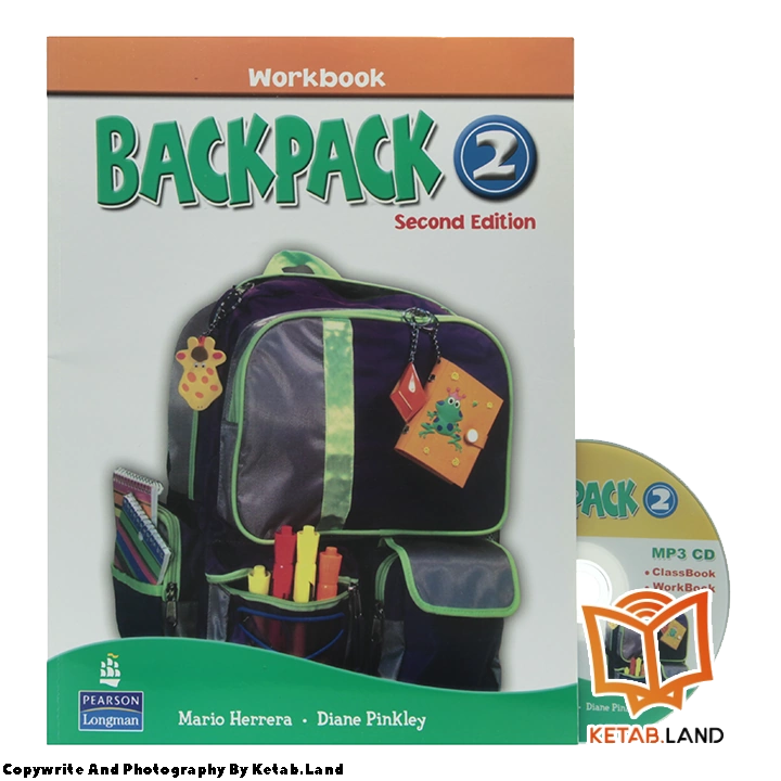 قیمت و خرید کتاب Backpack 2 2nd از کتاب لند - تصویر چهارم - تصویر متعلقات همراه کتاب - کتاب کار و DVD
