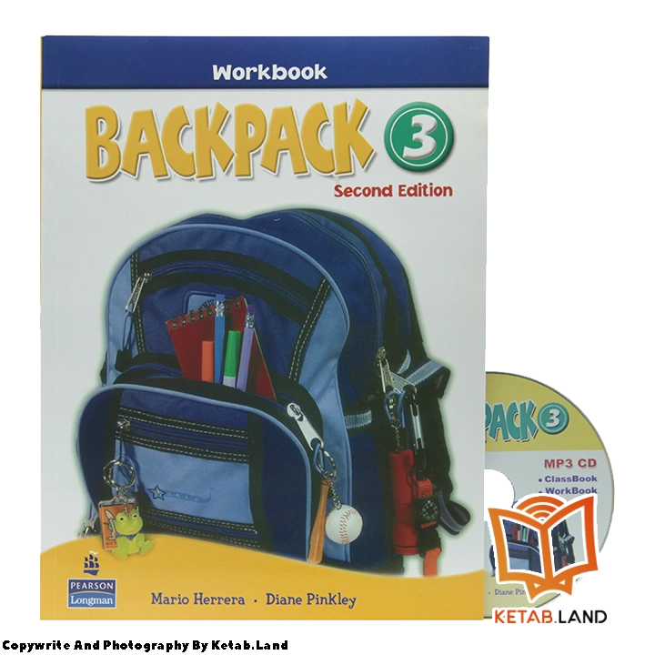قیمت و خرید کتاب Backpack 3 2nd از کتاب لند - تصویر چهارم - تصویر متعلقات همراه کتاب - کتاب کار و DVD