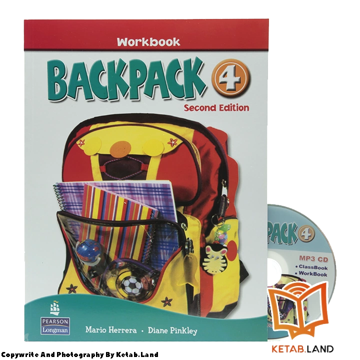 قیمت و خرید کتاب Backpack 4 2nd از کتاب لند - تصویر چهارم - تصویر متعلقات همراه کتاب - کتاب کار و DVD