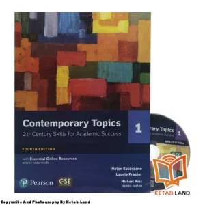 قیمت و خرید کتاب Contemporary Topics 1 4th از کتاب لند - تصویر اصلی - تصویر جلد روی کتاب به همراه DVD