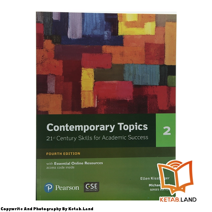 قیمت و خرید کتاب Contemporary Topics 2 4th از کتاب لند - تصویر دوم - تصویر جلد روی کتاب