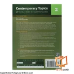 قیمت و خرید کتاب Contemporary Topics 2 4th از کتاب لند - تصویر سوم - تصویر جلد پشت کتاب