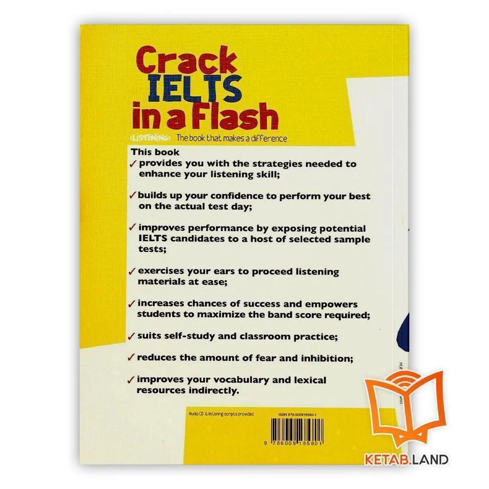 قیمت کتاب انگلیسی کرک آیلتس این فلش لیستنینک