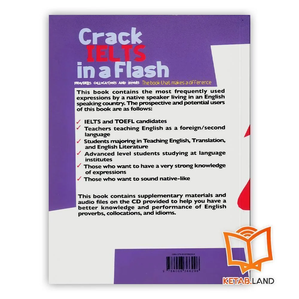 کتاب Crack IELTS in a Flash Proverbs, Collocations and Idioms - Image 2