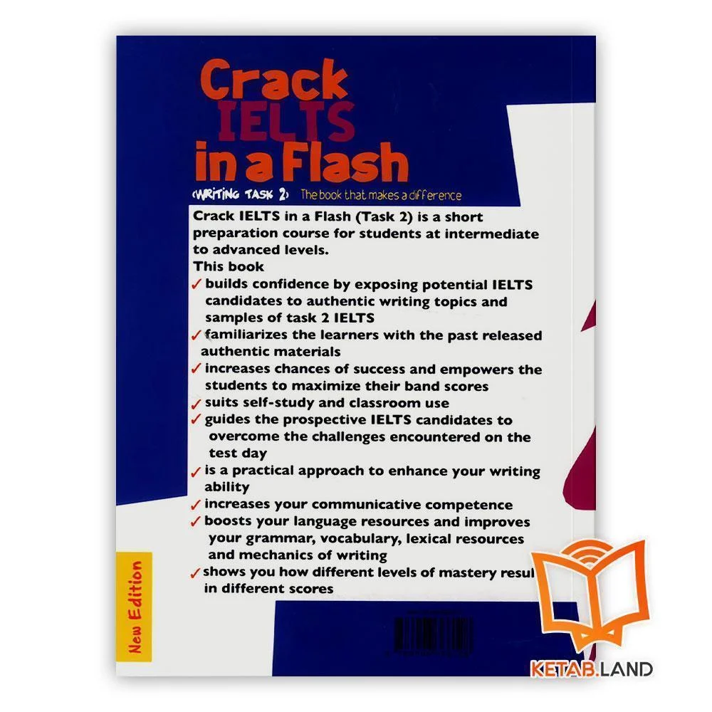 قیمت کتاب انگلیسی کرک آیلتس این فلش رایتنیگ تسک