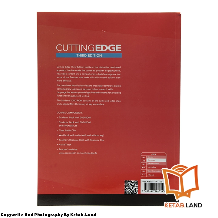 قیمت و خرید کتاب Cutting Edge Elementary 3rd از کتاب لند - تصویر سوم - تصویر جلد پشت کتاب