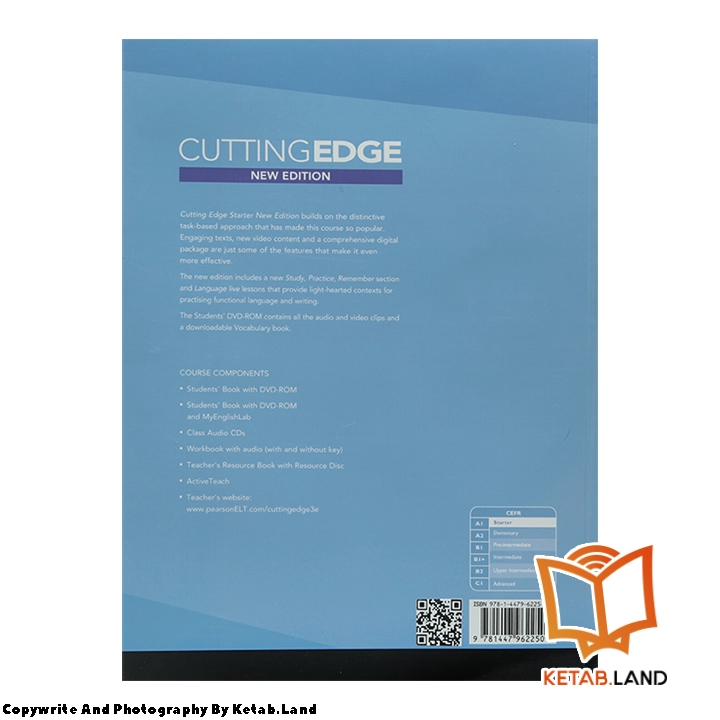 قیمت و خرید کتاب Cutting Edge Starter 3rd از کتاب لند - تصویر سوم - تصویر جلد پشت کتاب