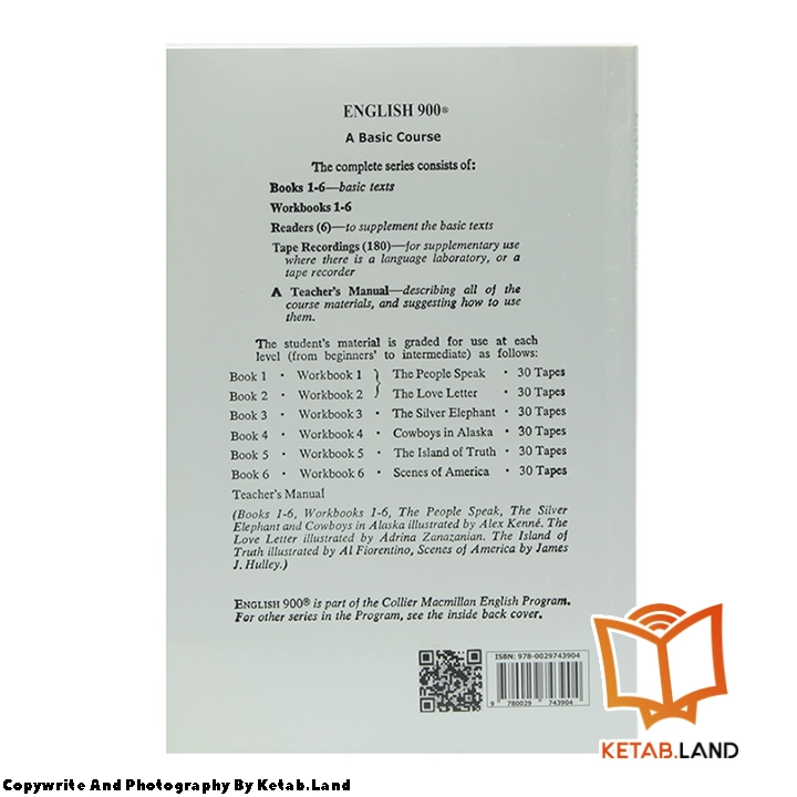 قیمت و خرید کتاب English 900 2 از کتاب لند - تصویر سوم - تصویر جلد پشت کتاب