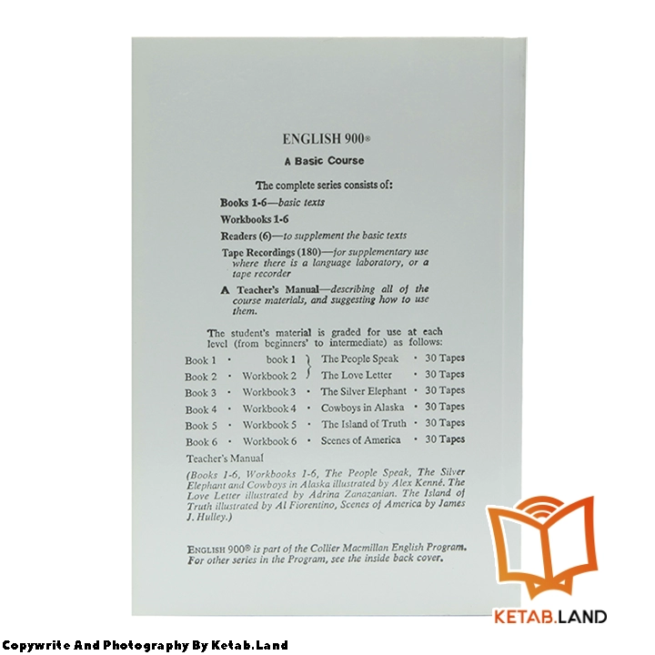 قیمت و خرید کتاب English 900 6 از کتاب لند - تصویر سوم - تصویر جلد پشت کتاب