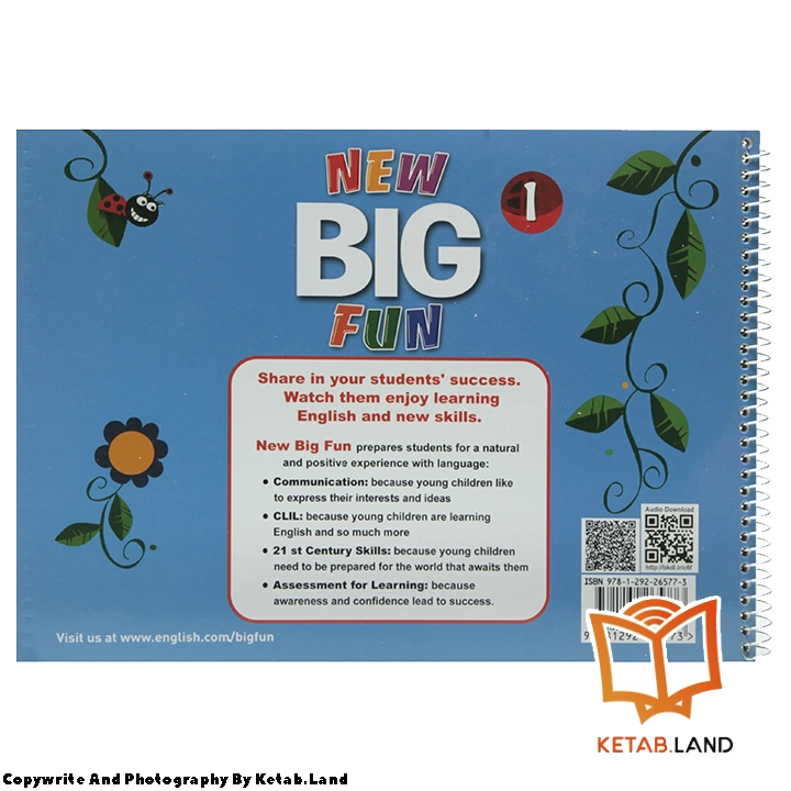 قیمت و خرید کتاب New Big Fun 1 از کتاب لند - تصویر سوم - تصویر جلد پشت کتاب