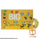 قیمت و خرید کتاب New Big Fun 2 از کتاب لند - تصویر اصلی - تصویر اول - تصویر جلد روی کتاب به همراه کتاب کار و DVD