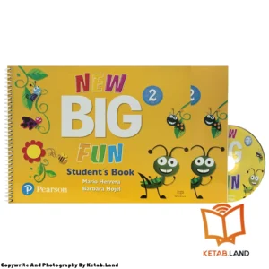قیمت و خرید کتاب New Big Fun 2 از کتاب لند - تصویر اصلی - تصویر اول - تصویر جلد روی کتاب به همراه کتاب کار و DVD