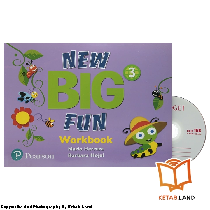 قیمت و خرید کتاب New Big Fun 3 از کتاب لند - تصویر چهارم - تصویر متعلقات همراه کتاب - کتاب کار و DVD