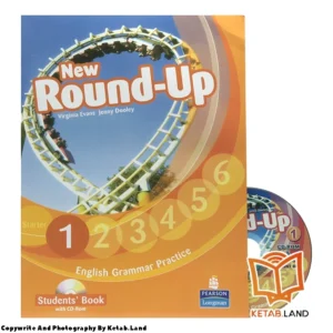 قیمت و خرید کتاب New Round-Up 1 از کتاب لند - تصویر اصلی - تصویر جلد روی کتاب به همراه DVD