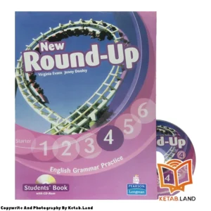 قیمت و خرید کتاب New Round-Up 4 از کتاب لند - تصویر اصلی - تصویر جلد روی کتاب به همراه DVD