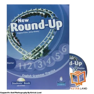 قیمت و خرید کتاب New Round-Up Starter از کتاب لند - تصویر اصلی - تصویر جلد روی کتاب به همراه DVD