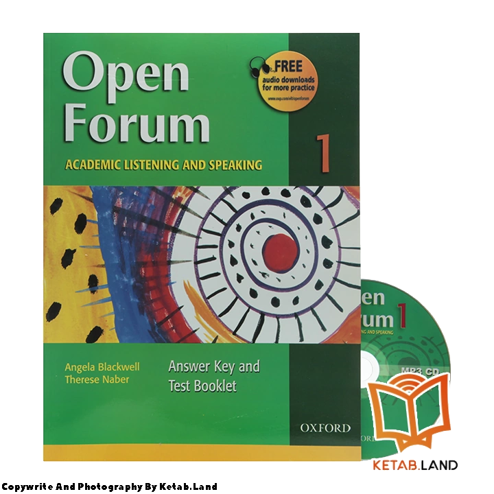قیمت و خرید کتاب Open Forum 1 از کتاب لند - تصویر اصلی - تصویر جلد روی کتاب به همراه DVD