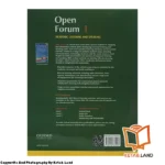 قیمت و خرید کتاب Open Forum 1 از کتاب لند - تصویر سوم - تصویر جلد پشت کتاب