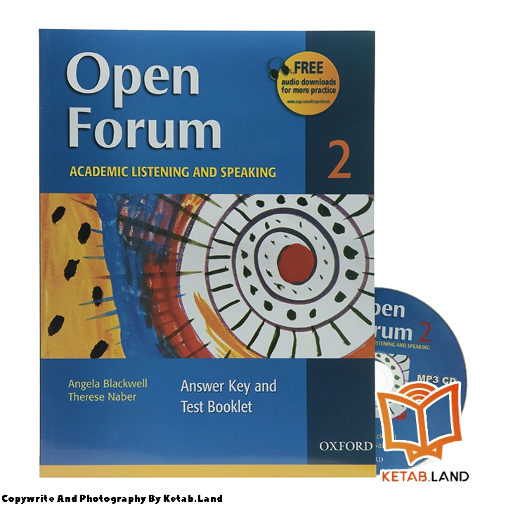 قیمت و خرید کتاب Open Forum 2 از کتاب لند - تصویر اصلی - تصویر جلد روی کتاب به همراه DVD