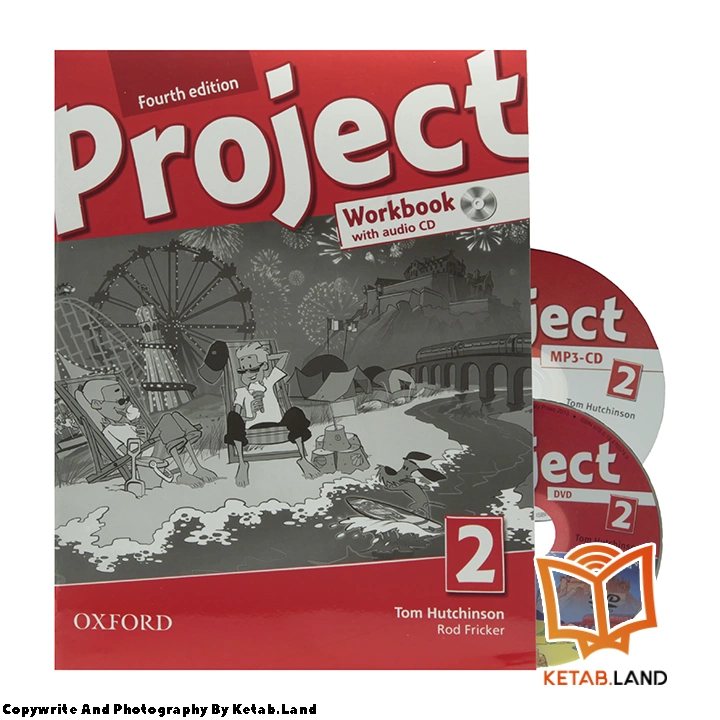 قیمت و خرید کتاب Project 2 4th از کتاب لند - تصویر چهارم - تصویر متعلقات همراه کتاب - کتاب کار و DVD