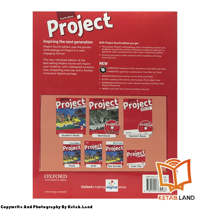قیمت و خرید کتاب Project 2 4th از کتاب لند - تصویر سوم - تصویر جلد پشت کتاب