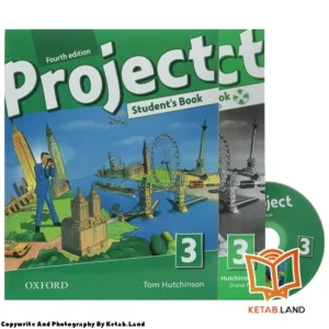 قیمت و خرید کتاب Project 3 4th از کتاب لند - تصویر اصلی - تصویر اول - تصویر جلد روی کتاب به همراه کتاب کار و DVD