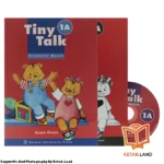 قیمت و خرید کتاب Tiny Talk 1A از کتاب لند - تصویر اصلی - تصویر اول - تصویر جلد روی کتاب به همراه کتاب کار و DVD