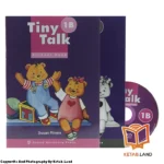 قیمت و خرید کتاب Tiny Talk 1B از کتاب لند - تصویر اصلی - تصویر اول - تصویر جلد روی کتاب به همراه کتاب کار و DVD