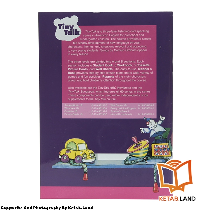 قیمت و خرید کتاب Tiny Talk 1B از کتاب لند - تصویر سوم - تصویر جلد پشت کتاب