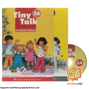 قیمت و خرید کتاب Tiny Talk 2A از کتاب لند - تصویر اصلی - تصویر اول - تصویر جلد روی کتاب به همراه کتاب کار و DVD