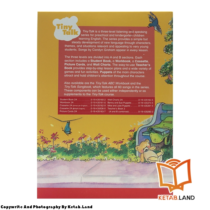 قیمت و خرید کتاب Tiny Talk 2A از کتاب لند - تصویر سوم - تصویر جلد پشت کتاب